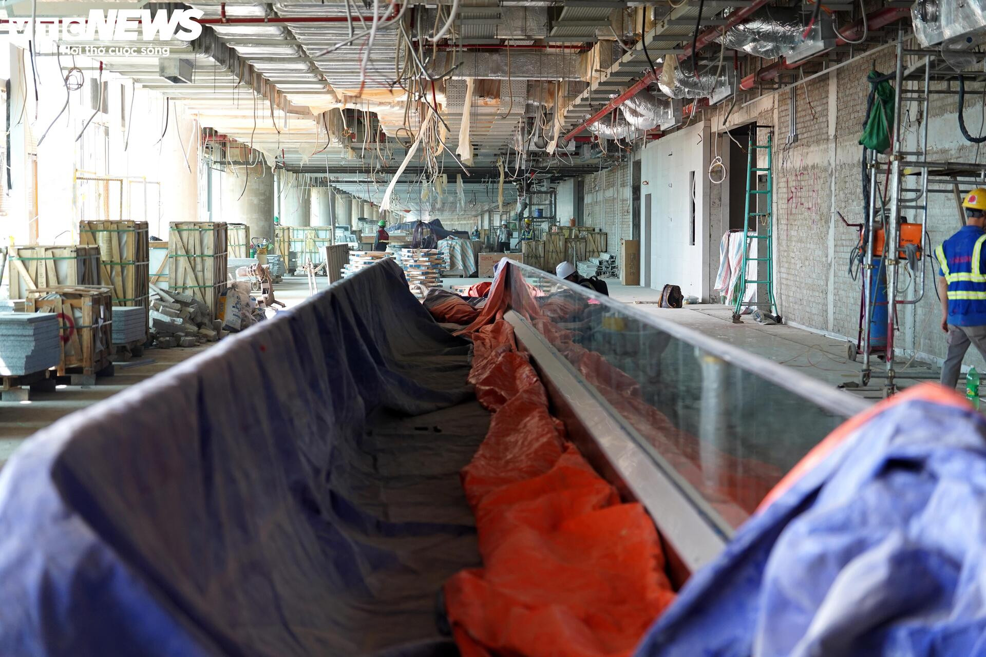 Bên trong nhà ga sân bay Long Thành trước ngày đón chuyến bay đầu tiên- Ảnh 13.