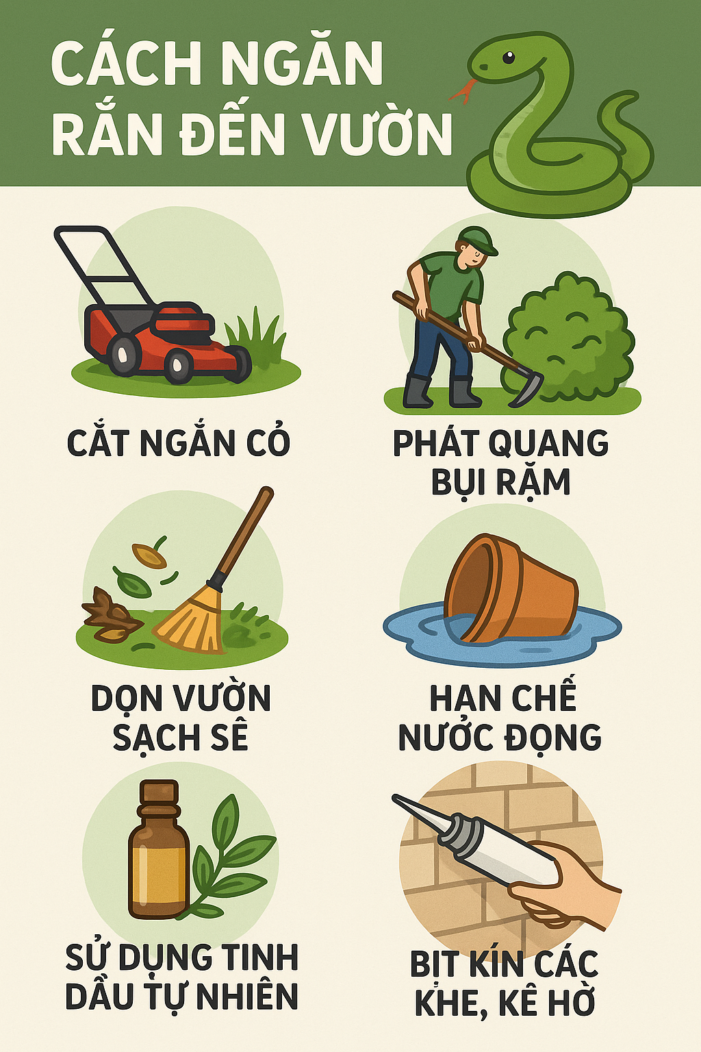 Làm thế nào để phát hiện có rắn trong vườn? Chuyên gia làm vườn mách 3 dấu vết - Ảnh 3. Làm thế nào để phát hiện có rắn trong vườn? Chuyên gia làm vườn mách 3 dấu vết - Ảnh 3.
