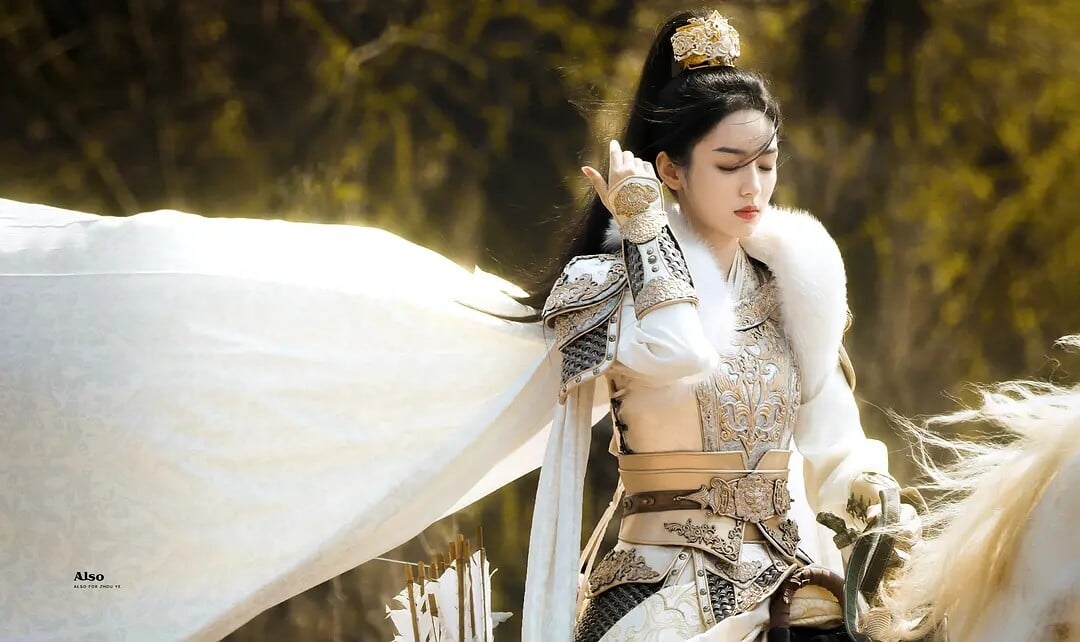 10 nữ tướng quân đẹp nhất Trung Quốc: Triệu Vy bét bảng, hạng 1 khí thế vang danh thiên hạ- Ảnh 9. 10 nữ tướng quân đẹp nhất Trung Quốc: Triệu Vy bét bảng, hạng 1 khí thế vang danh thiên hạ- Ảnh 9.