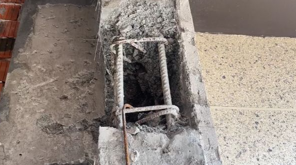 Chi 10 tỷ mua nhà, phát hiện cột chịu lực rỗng gây hoang mang - Ảnh 2.