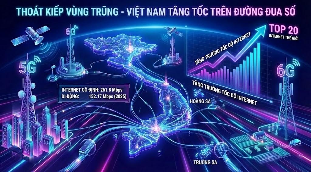 Tốc độ mạng Việt Nam: Từ cuộc đua 5G đến dấu ấn của những người x&acirc;y m&oacute;ng thầm lặng - Ảnh 1.