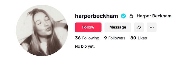 Tiểu thư tài phiệt Harper Beckham khoe nhan sắc xinh đẹp tuổi 14, chính thức "debut" TikTok gây sốt - Ảnh 1. Tiểu thư tài phiệt Harper Beckham khoe nhan sắc xinh đẹp tuổi 14, chính thức "debut" TikTok gây sốt - Ảnh 1.