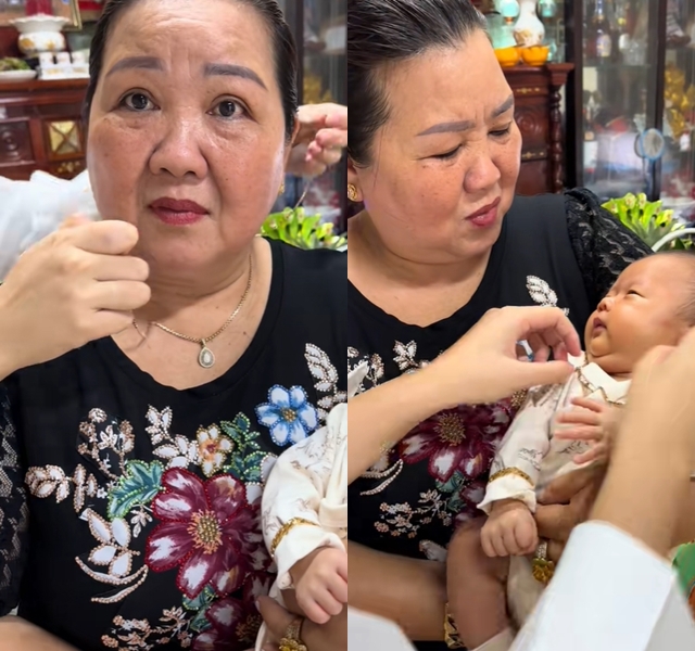 10 triệu người xem cảnh con d&acirc;u lột v&agrave;ng mẹ chồng trong ng&agrave;y đầy th&aacute;ng- Ảnh 4.