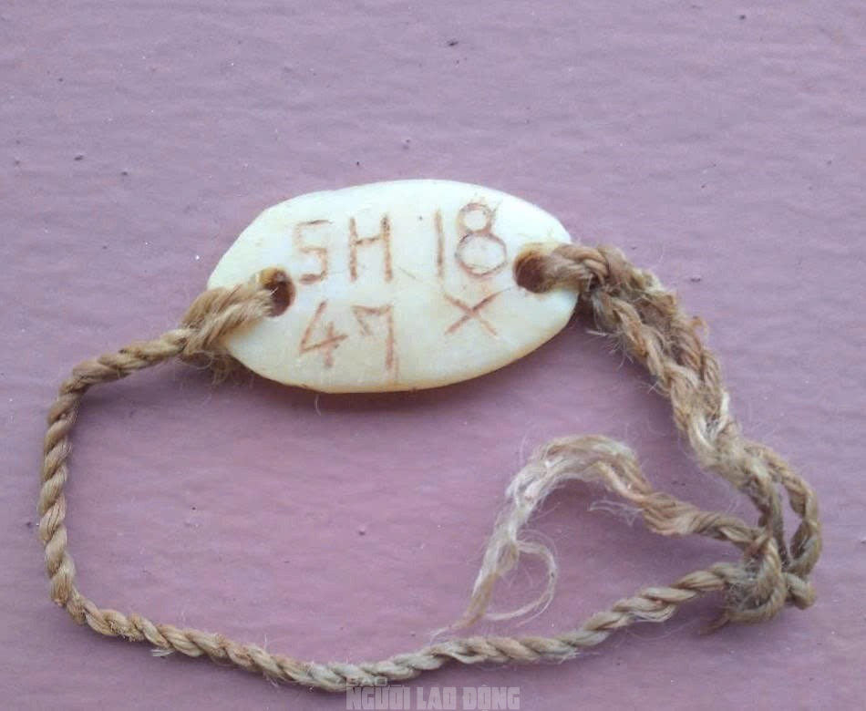 Hình ảnh loạt di vật khắc ký hiệu quan trọng chôn kèm hài cốt liệt sĩ- Ảnh 4.