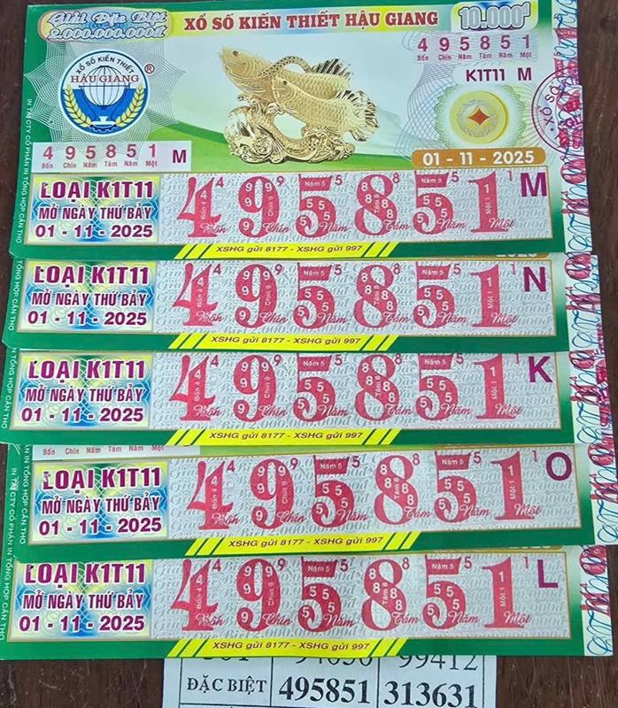 Xổ số miền Nam: Dãy số đặc biệt 313631 và 495851 đã tìm ra người trúng thưởng- Ảnh 2.