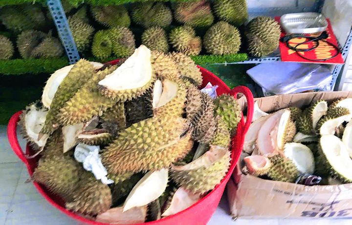 Sinh viên 'hô biến' vỏ sầu riêng thức ăn chăn nuôi- Ảnh 1.