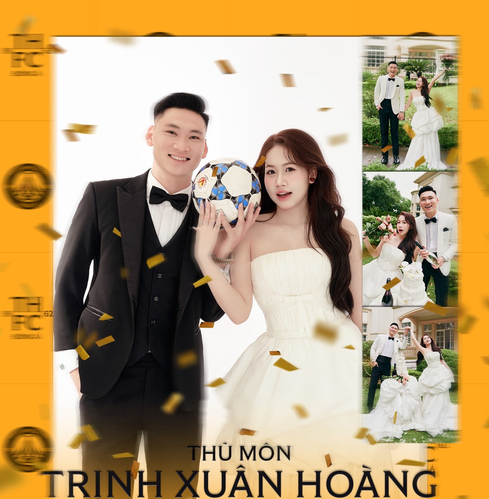 Thủ môn U23 Việt Nam cưới nữ tiếp viên hàng không- Ảnh 1.