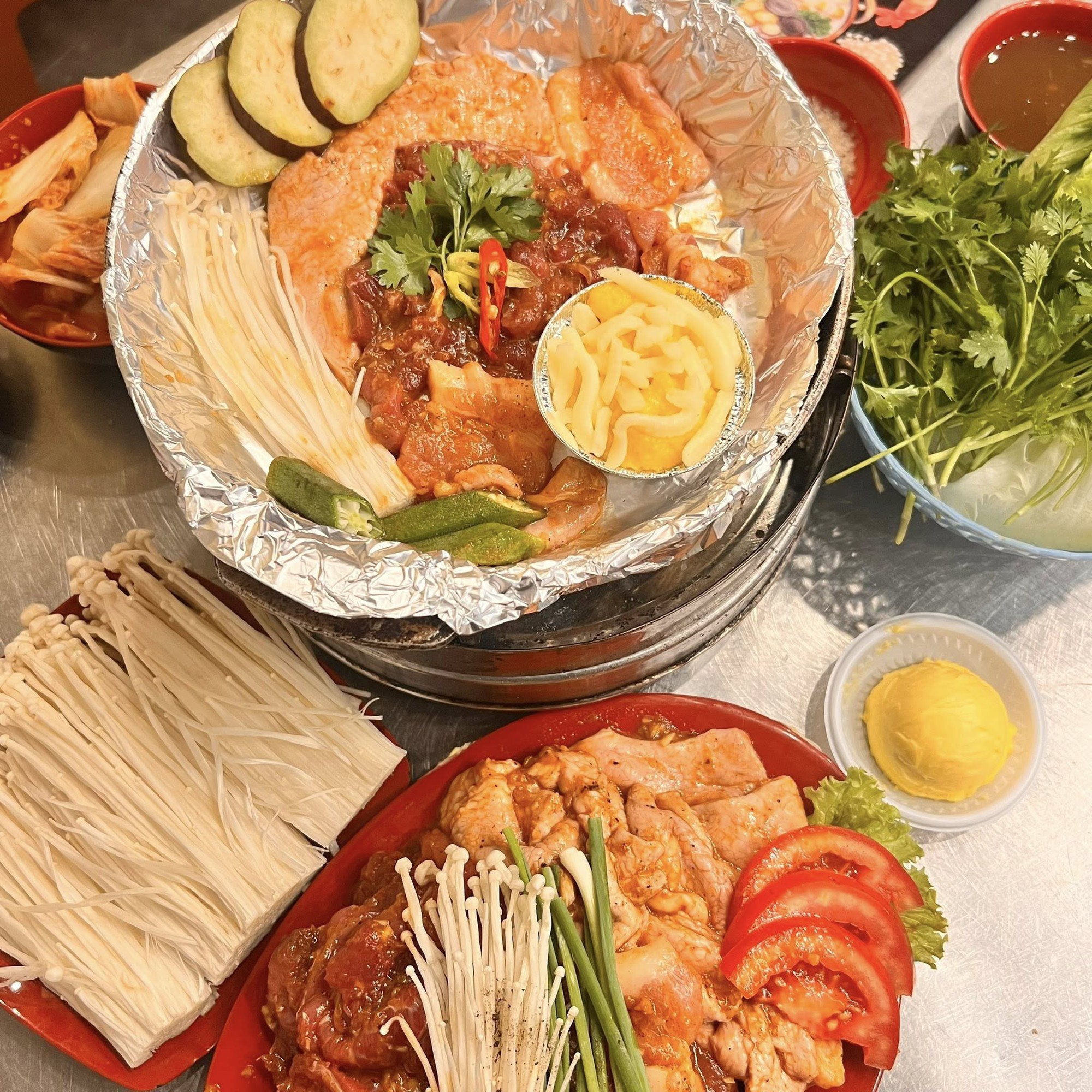 Quán nướng có chú chó giống trong game Quán nướng có chú chó giống trong game