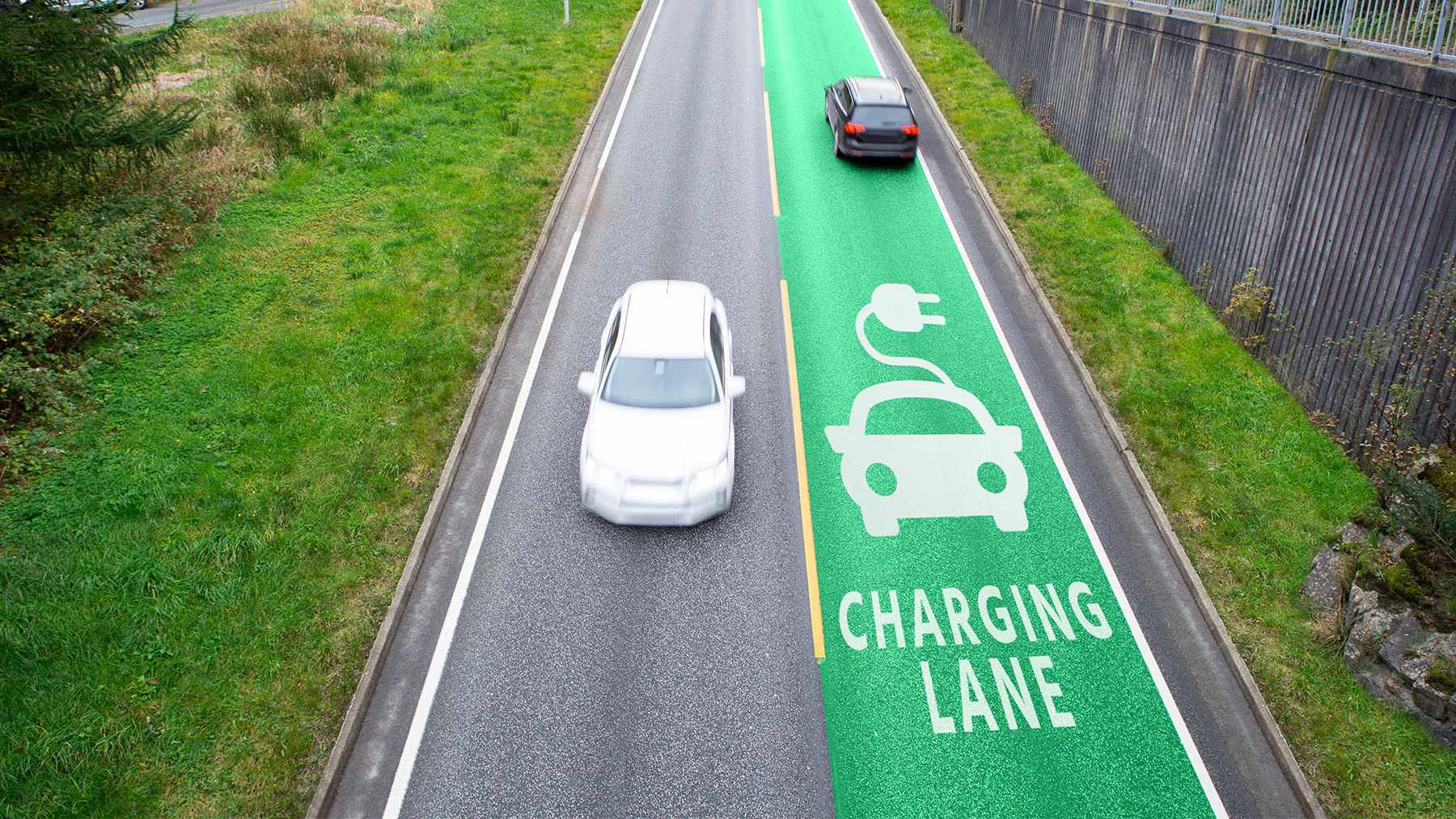 Ô tô được sạc pin khi chạy trên đường- Ảnh 1. Ô tô được sạc pin khi chạy trên đường- Ảnh 1.