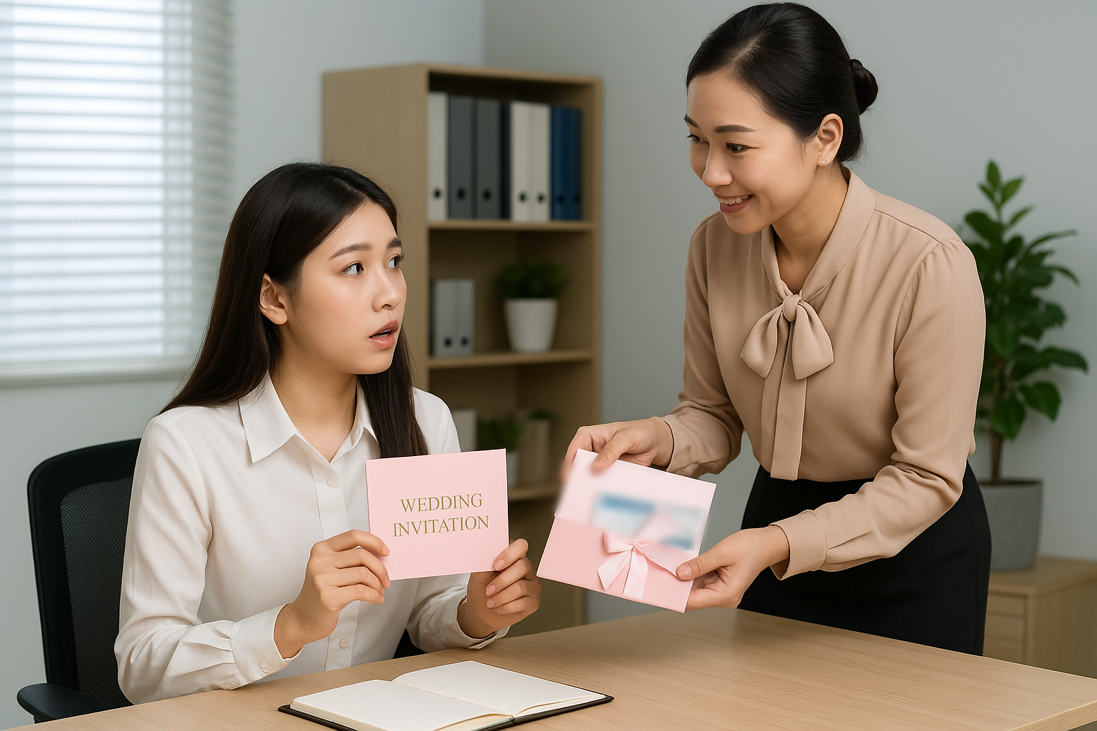 Mới đi làm được 2 ngày, cô gái nhận được thiệp cưới kẹp tờ 500 nghìn đồng cùng một lời dặn- Ảnh 1. Mới đi làm được 2 ngày, cô gái nhận được thiệp cưới kẹp tờ 500 nghìn đồng cùng một lời dặn- Ảnh 1.