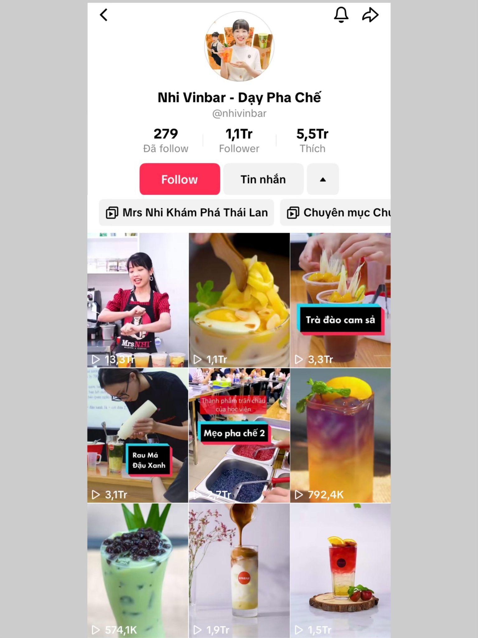 Nhi Vinbar và chiến lược tạo thương hiệu cá nhân số ngành pha chế- Ảnh 1.