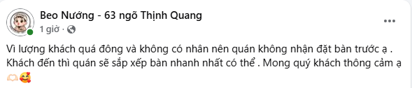 Th&ocirc;ng b&aacute;o khẩn từ chủ qu&aacute;n nướng H&agrave; Nội c&oacute; ch&uacute; ch&oacute; giống hệt &ldquo;cậu V&agrave;ng&rdquo; trong game Phở Anh Hai- Ảnh 6.