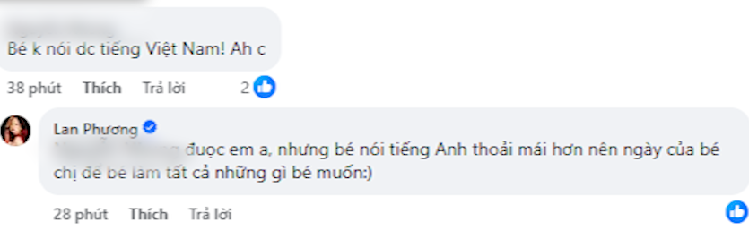 Lan Phương lên tiếng khi bị hỏi:  Lan Phương lên tiếng khi bị hỏi: