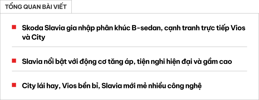 Dưới 600 triệu chọn sedan hạng B: Skoda Slavia đấu ‘xanh chín’ với Vios, City về trang bị- Ảnh 1. Dưới 600 triệu chọn sedan hạng B: Skoda Slavia đấu ‘xanh chín’ với Vios, City về trang bị- Ảnh 1.