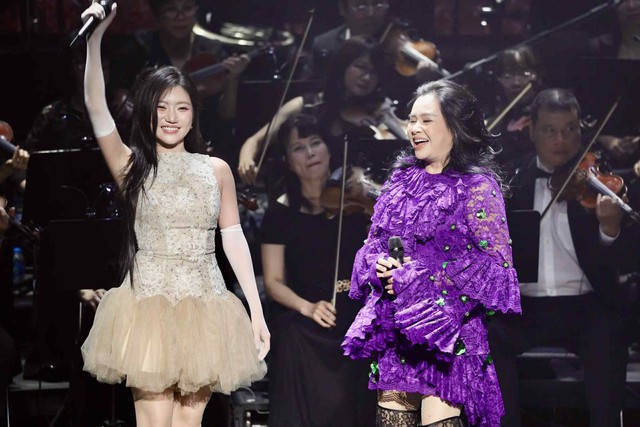 Thanh Lam - Orange hòa giọng trên sân khấu "Bài hát Thu về", xóa nhòa khoảng cách thế hệ- Ảnh 3.