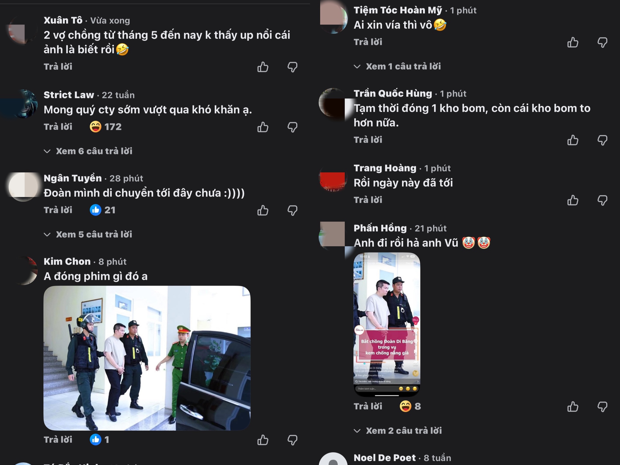 Mạng x&atilde; hội "dậy s&oacute;ng" sau khi chồng ca sĩ Đo&agrave;n Di Băng bị bắt- Ảnh 2.