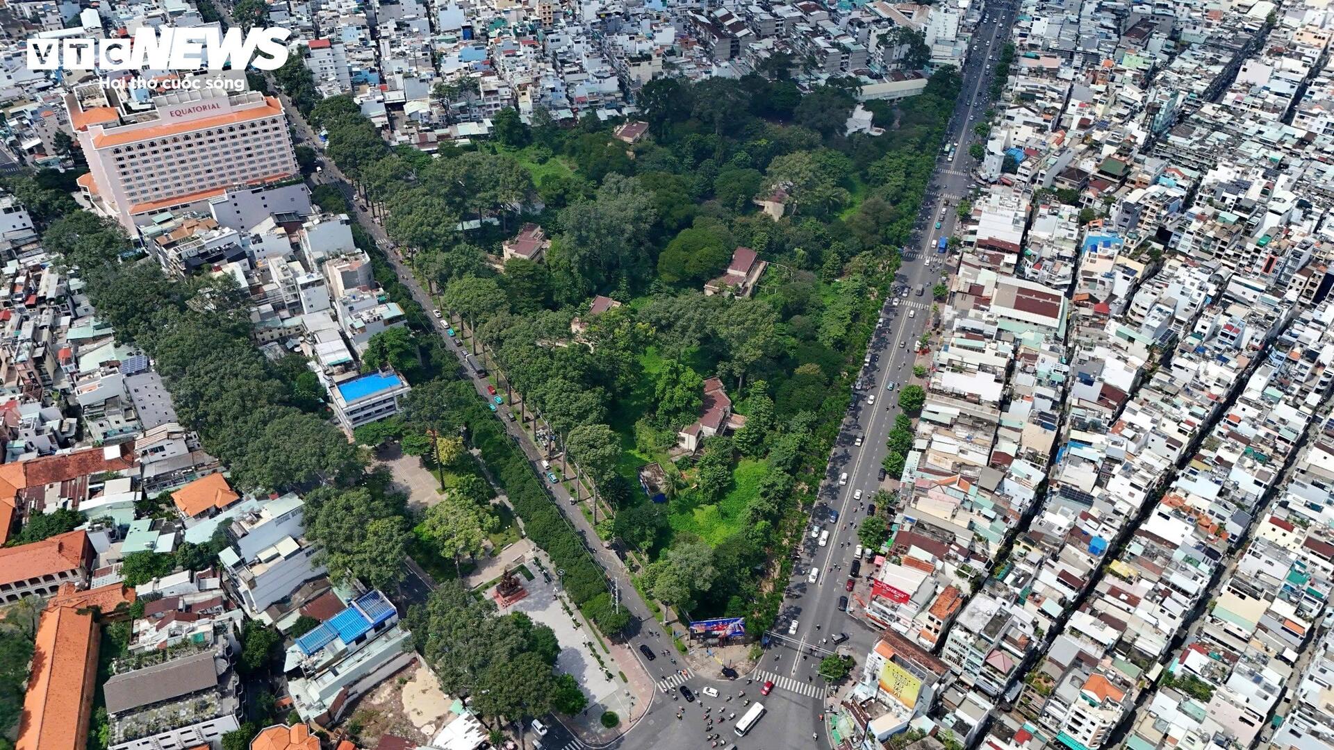 Cận cảnh khu 'đất vàng' trước ngày thành đài tưởng niệm nạn nhân COVID-19- Ảnh 1.