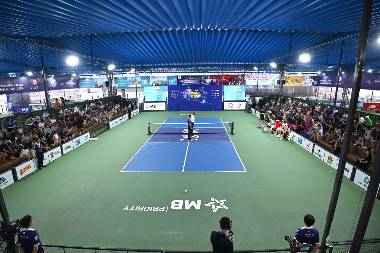 MB Pickleball D-Joy Tour 2025 chặng 3: Bứt phá trước thềm Vietnam Masters- Ảnh 1.