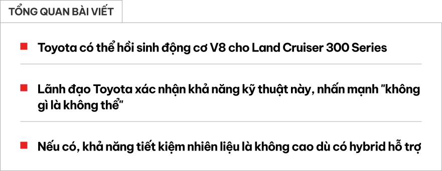 Toyota Land Cruiser có thể biến thành siêu xe: Mạnh tới 900 mã lực, dùng động cơ nhiều người Việt khát khao song khó mua được- Ảnh 1.