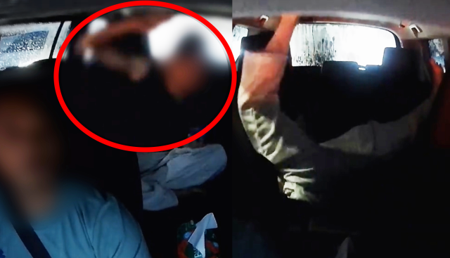 Mưa lớn khiến giao thông tê liệt, du khách la hét, ném điện thoại rồi có hành động phản cảm trên taxi- Ảnh 1.