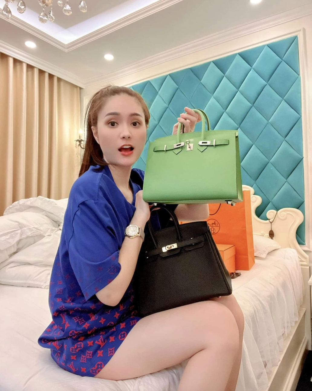 BST túi hàng hiệu của Đoàn Di Băng: Hermès đựng cún cưng, Dior và Chanel để đi chợ- Ảnh 15.