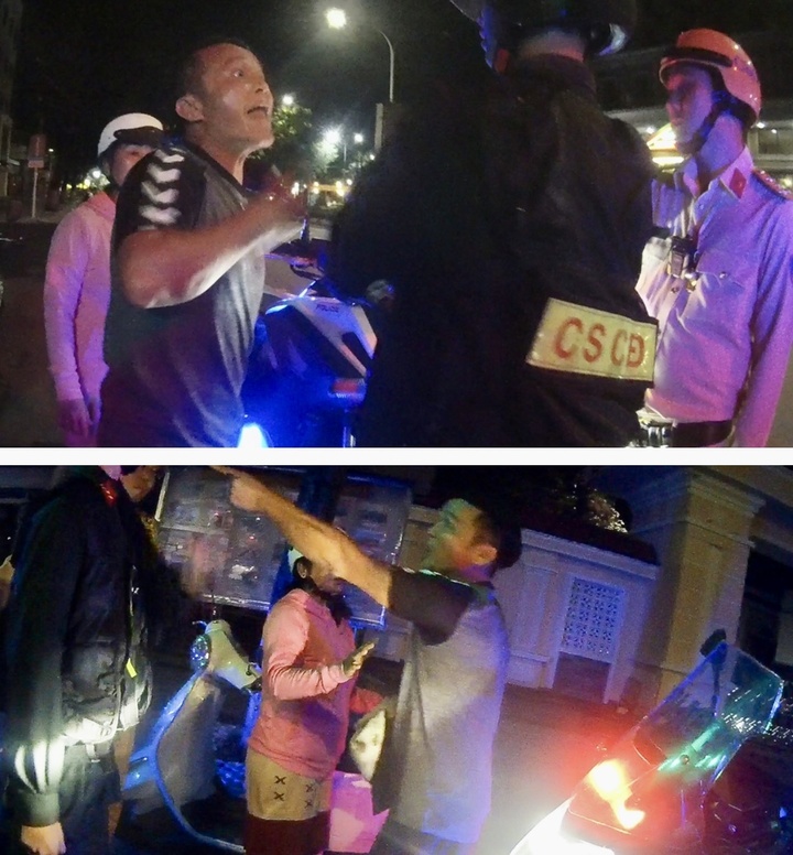 Khởi tố người đ&agrave;n &ocirc;ng chống đối kiểm tra nồng độ cồn, tự đập đầu v&agrave;o k&iacute;nh- Ảnh 2.