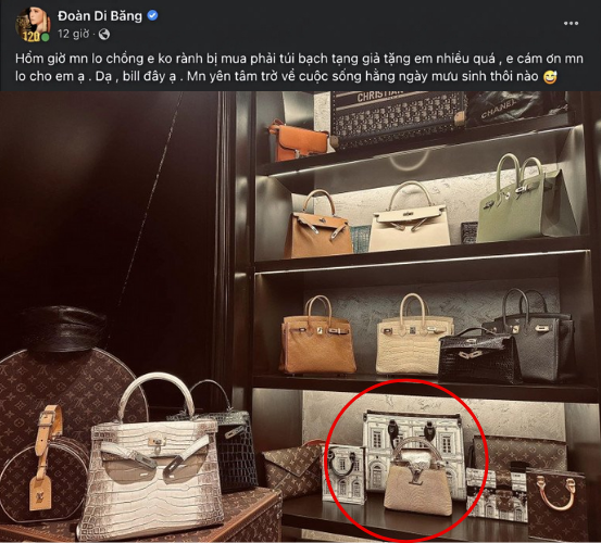 Hài như cách Đoàn Di Băng khoe đồ hiệu: Mua Louis Vuitton vì bắt chước biệt thự 400 tỷ nhà mình?- Ảnh 5. Hài như cách Đoàn Di Băng khoe đồ hiệu: Mua Louis Vuitton vì bắt chước biệt thự 400 tỷ nhà mình?- Ảnh 5.