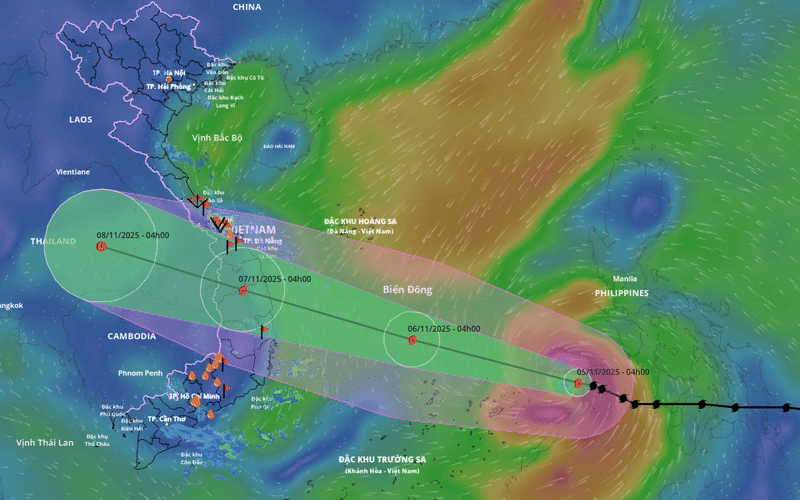Tin b&atilde;o khẩn cấp, b&atilde;o số 13 'đặc biệt nguy hiểm', từ trưa nay h&agrave;ng loạt tỉnh th&agrave;nh c&oacute; mưa rất lớn