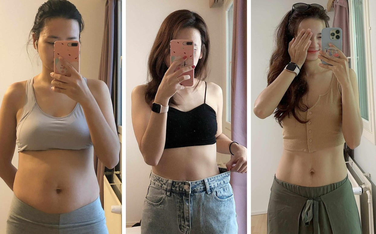 Từng "an phận" với th&acirc;n h&igrave;nh sau sinh, mẹ bỉm bừng tỉnh sau c&acirc;u n&oacute;i của con g&aacute;i: Giảm 10kg trong 3 th&aacute;ng, như lột x&aacute;c th&agrave;nh người kh&aacute;c- Ảnh 1.