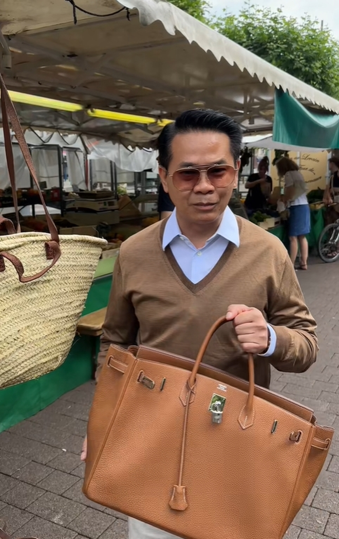 Thái Công nói gì về túi Hermès giả?- Ảnh 1.
