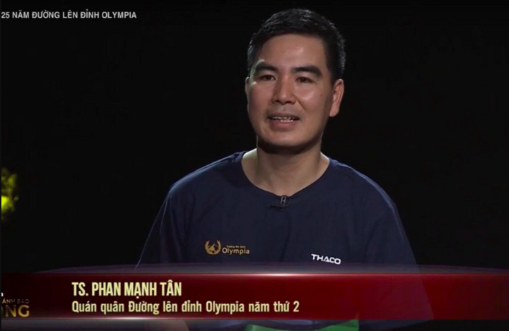 Qu&aacute;n qu&acirc;n Olympia: Tiến sĩ Tin học, quản l&yacute; cấp cao ở c&ocirc;ng ty c&ocirc;ng nghệ h&agrave;ng đầu- Ảnh 2.