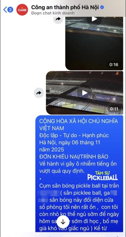 Drama pickleball: Con mất ngủ 6 tháng trời vì tiếng ồn pickleball, người mẹ kiệt sức làm đơn kêu cứu- Ảnh 1. Drama pickleball: Con mất ngủ 6 tháng trời vì tiếng ồn pickleball, người mẹ kiệt sức làm đơn kêu cứu- Ảnh 1.