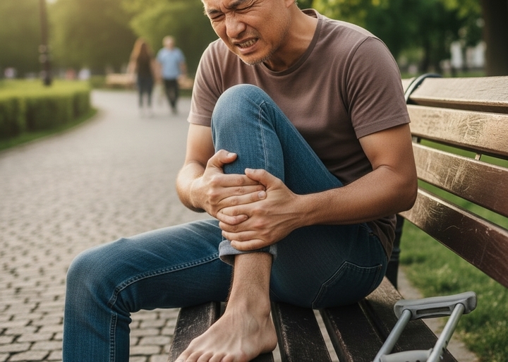 Đi khám vì đau chân, người đàn ông phát hiện mắc ung thư- Ảnh 1.