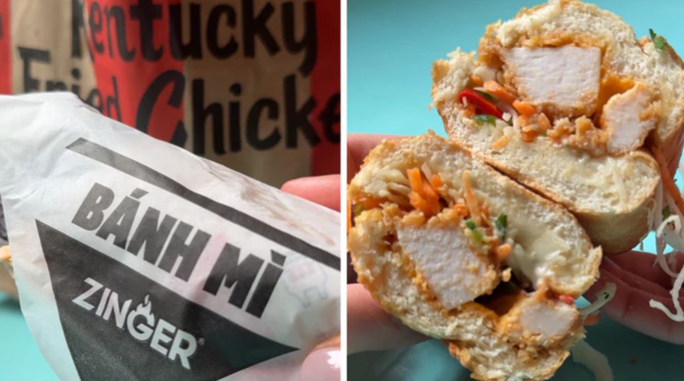 KFC chính thức đưa món bánh mì vào menu- Ảnh 1.