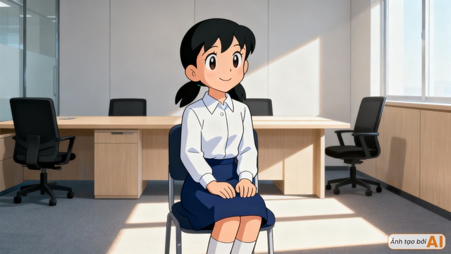 Nếu nh&oacute;m bạn Doraemon đi phỏng vấn xin việc: Nobita lại đến muộn, nh&acirc;n vật tỏa s&aacute;ng v&agrave; đậu đầu ti&ecirc;n th&igrave; qu&aacute; dễ đo&aacute;n!- Ảnh 2.