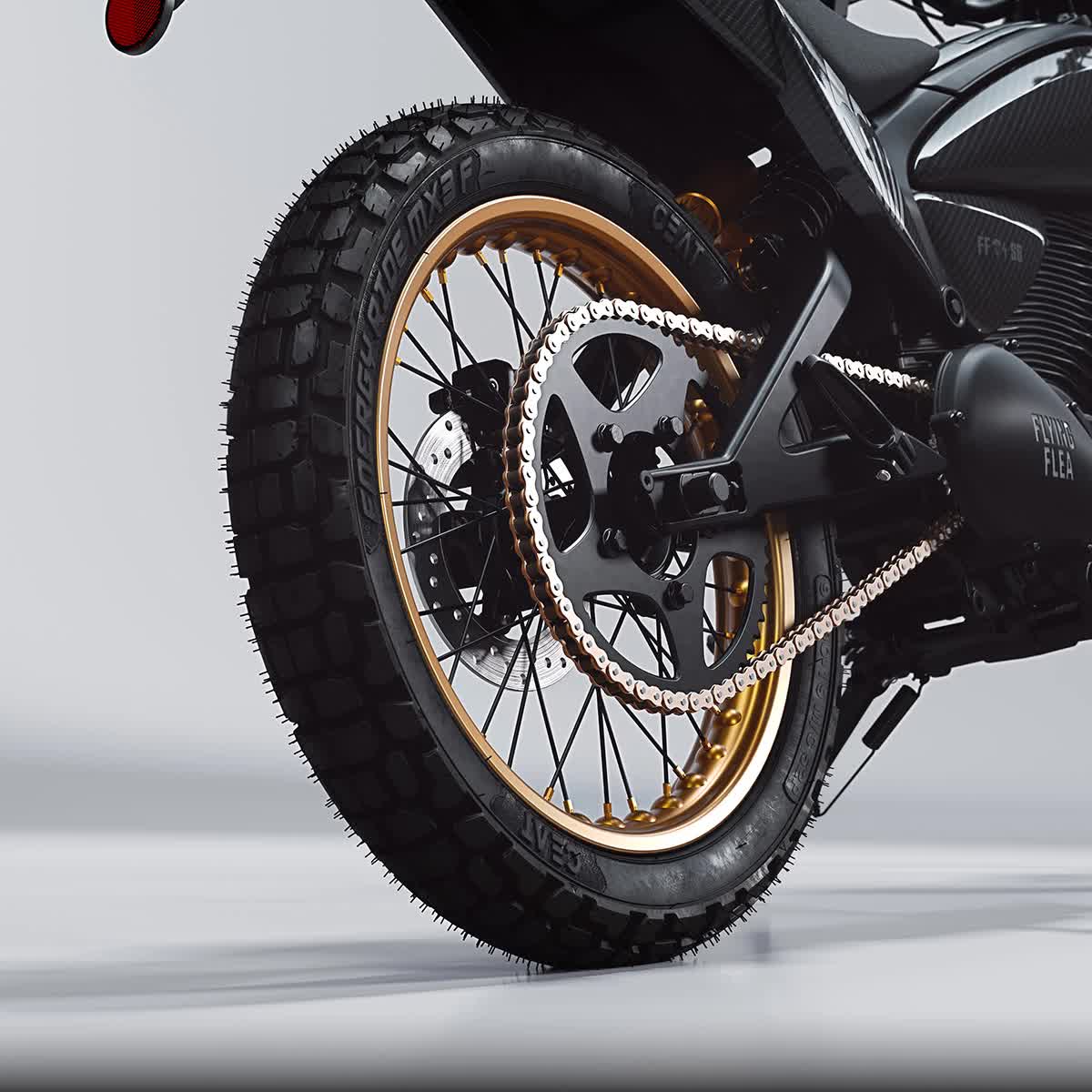 Royal Enfield Flying Flea S6: Xe m&aacute;y điện scrambler đậm chất ho&agrave;i cổ sắp ra mắt, hứa hẹn thay đổi cuộc chơi xe địa h&igrave;nh điện- Ảnh 4.