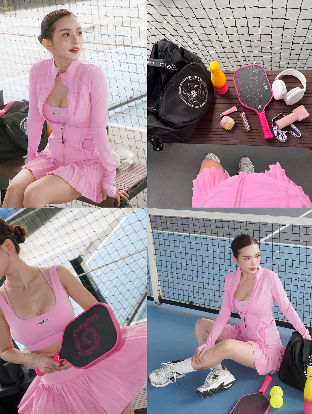 Sao nữ Vbiz chơi pickleball gây tranh cãi: Ăn mặc bị chê lố lăng, trang điểm đậm lè như đi diễn- Ảnh 4. Sao nữ Vbiz chơi pickleball gây tranh cãi: Ăn mặc bị chê lố lăng, trang điểm đậm lè như đi diễn- Ảnh 4.