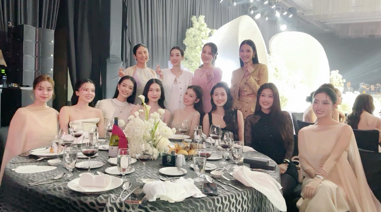 Dàn sao đổ bộ đám cưới Đỗ Hà: Đỗ Mỹ Linh đơn giản mà sang hết nấc, Lương Thuỳ Linh và dàn Hoa - Á hậu đọ sắc tưng bừng- Ảnh 7.