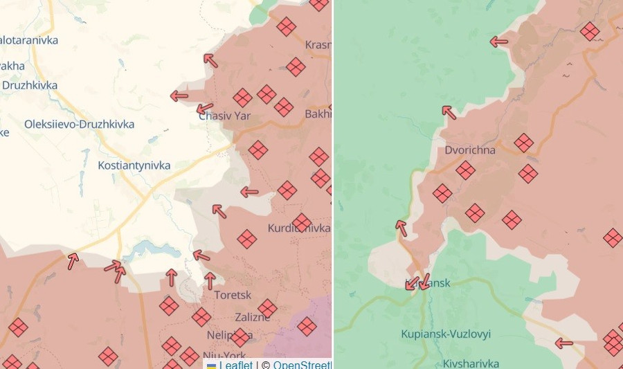 Kostiantynivka bị đ&aacute;nh từ nhiều hướng, ph&aacute; v&acirc;y tuyệt vọng ở Kupiansk- Ảnh 1.