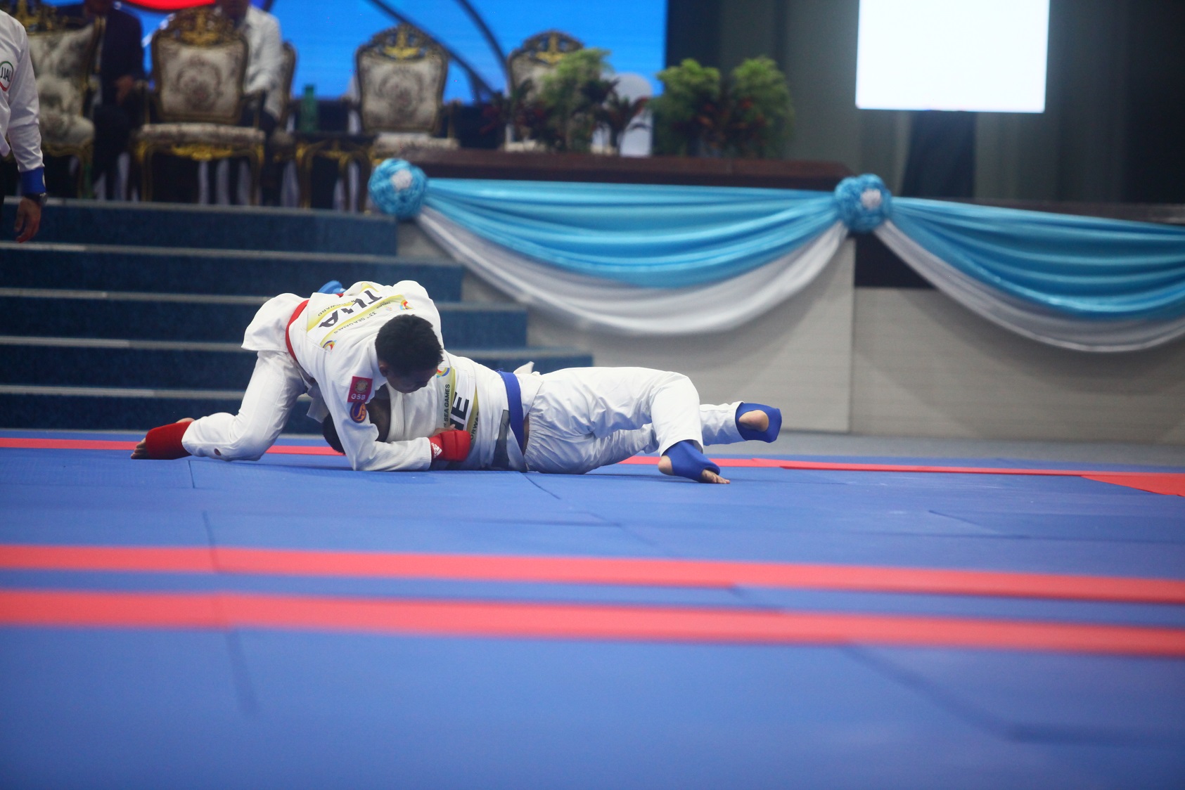 Bị chủ nhà Thái Lan gây bất lợi, nhà vô địch thế giới của Việt Nam thua ngay trận đầu SEA Games - Ảnh 6. Bị chủ nhà Thái Lan gây bất lợi, nhà vô địch thế giới của Việt Nam thua ngay trận đầu SEA Games - Ảnh 6.