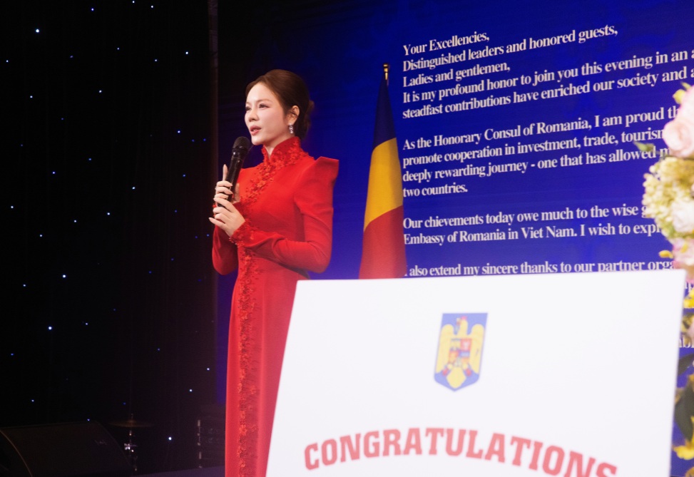 Lý Nhã Kỳ phát biểu tại sự kiện quan trọng Việt Nam – Romania- Ảnh 3.