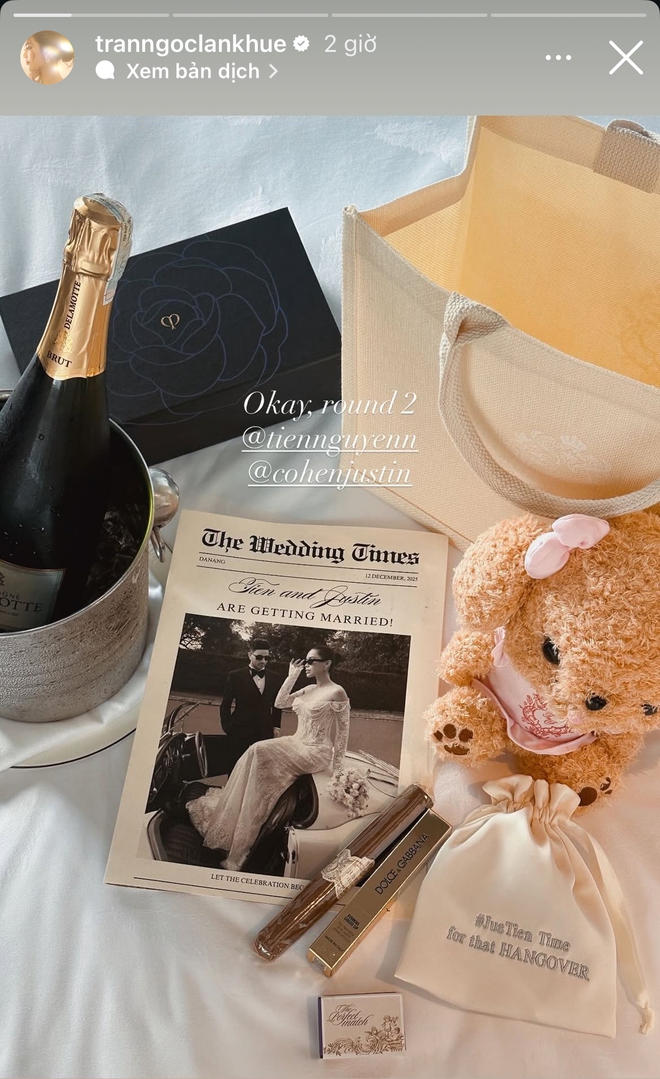 Trước giờ G lễ cưới của Tiên Nguyễn tại Đà Nẵng: Lan Khuê tham gia, anh em nhà tỷ phú đồng loạt check in!- Ảnh 6.