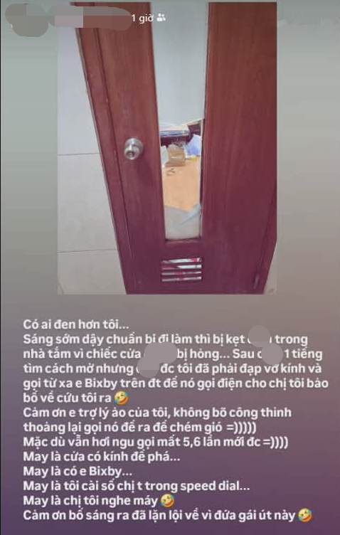 Mắc Kẹt Trong Nhà Tắm , Cô Gái Được Cứu Nhờ Trợ Lý Ảo Trên Điện Thọai - Ảnh 1.