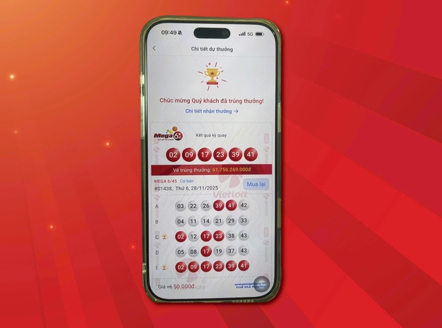 Vietlott có mức thưởng quá khủng cho ai trúng Power 6/55 tuần này! - Ảnh 2.