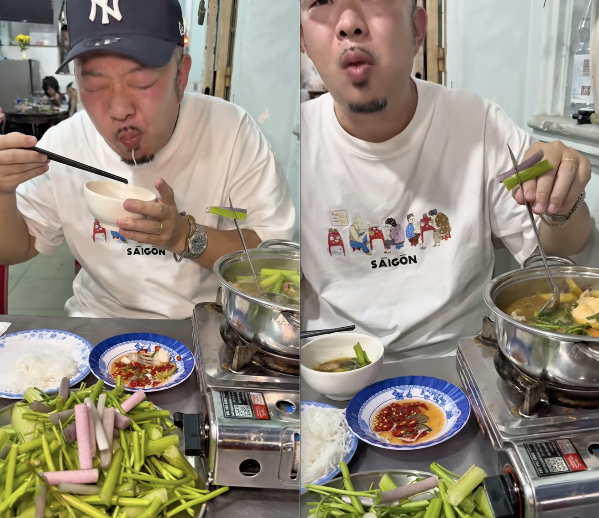 Cảnh tượng khách Nhật nhét cọng rau vào cán muôi khi ăn lẩu khiến dân mạng Việt giật mình- Ảnh 3. Cảnh tượng khách Nhật nhét cọng rau vào cán muôi khi ăn lẩu khiến dân mạng Việt giật mình- Ảnh 3.