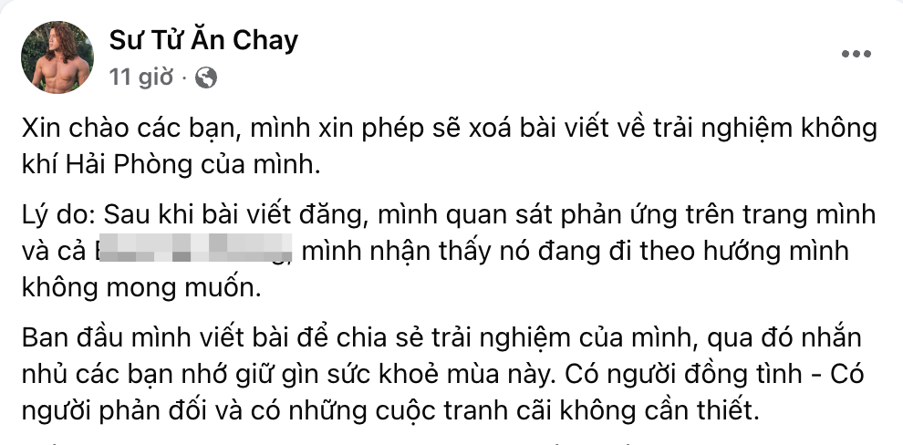 TikToker Sư Tử Ăn Chay bị chỉ trích khi nhận xét về Hải Phòng- Ảnh 2. TikToker Sư Tử Ăn Chay bị chỉ trích khi nhận xét về Hải Phòng- Ảnh 2.