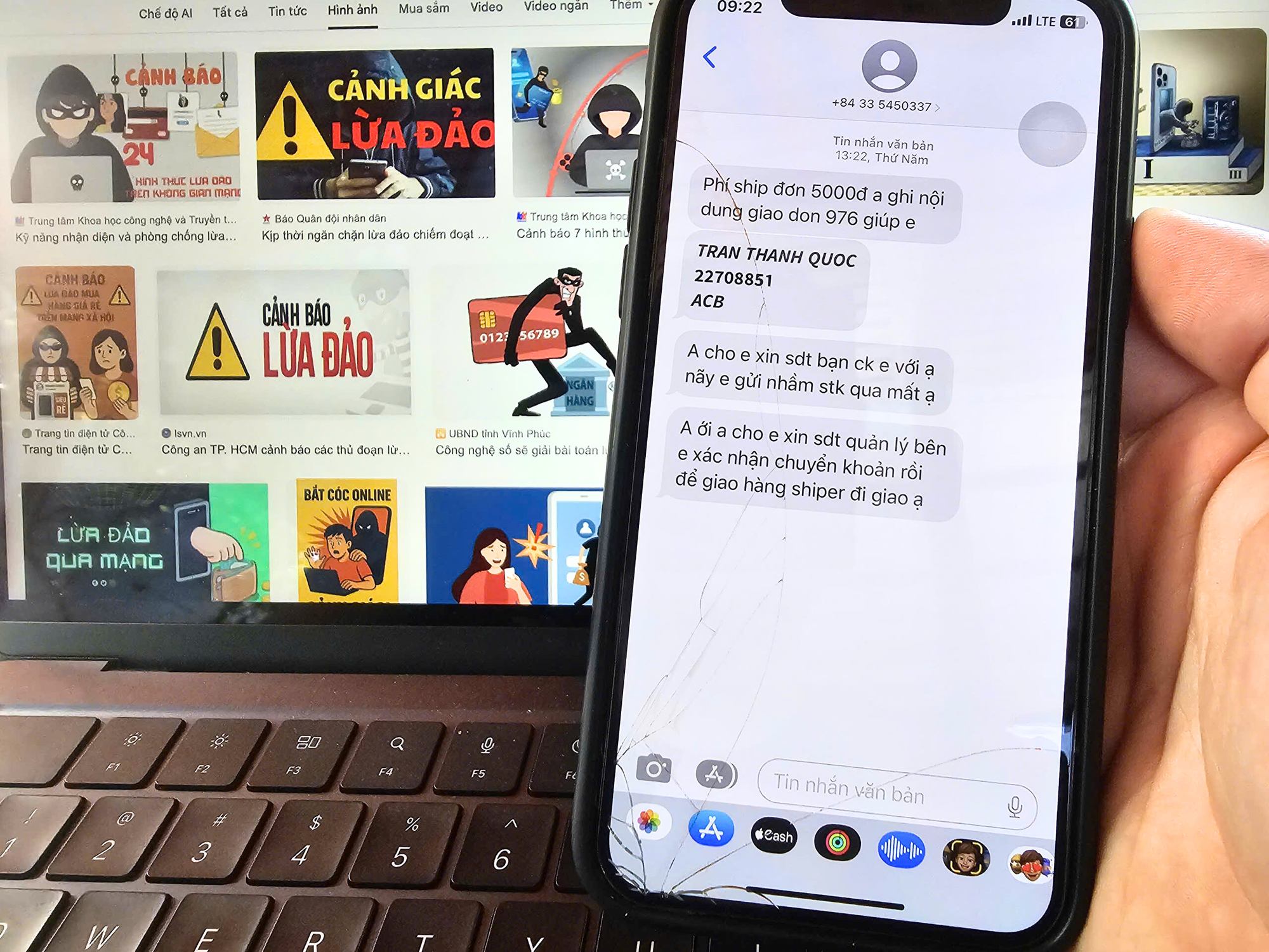 Bẫy 5 . 000 Đồng từ shipper giả mạo: Cảnh giác với chiêu lừa đảo mới - Ảnh 1. Bẫy 5 . 000 Đồng từ shipper giả mạo: Cảnh giác với chiêu lừa đảo mới - Ảnh 1.