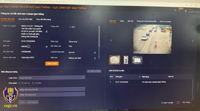 Thông báo vi phạm giao thông sau 2h trên VNeTraffic - Ảnh 1.