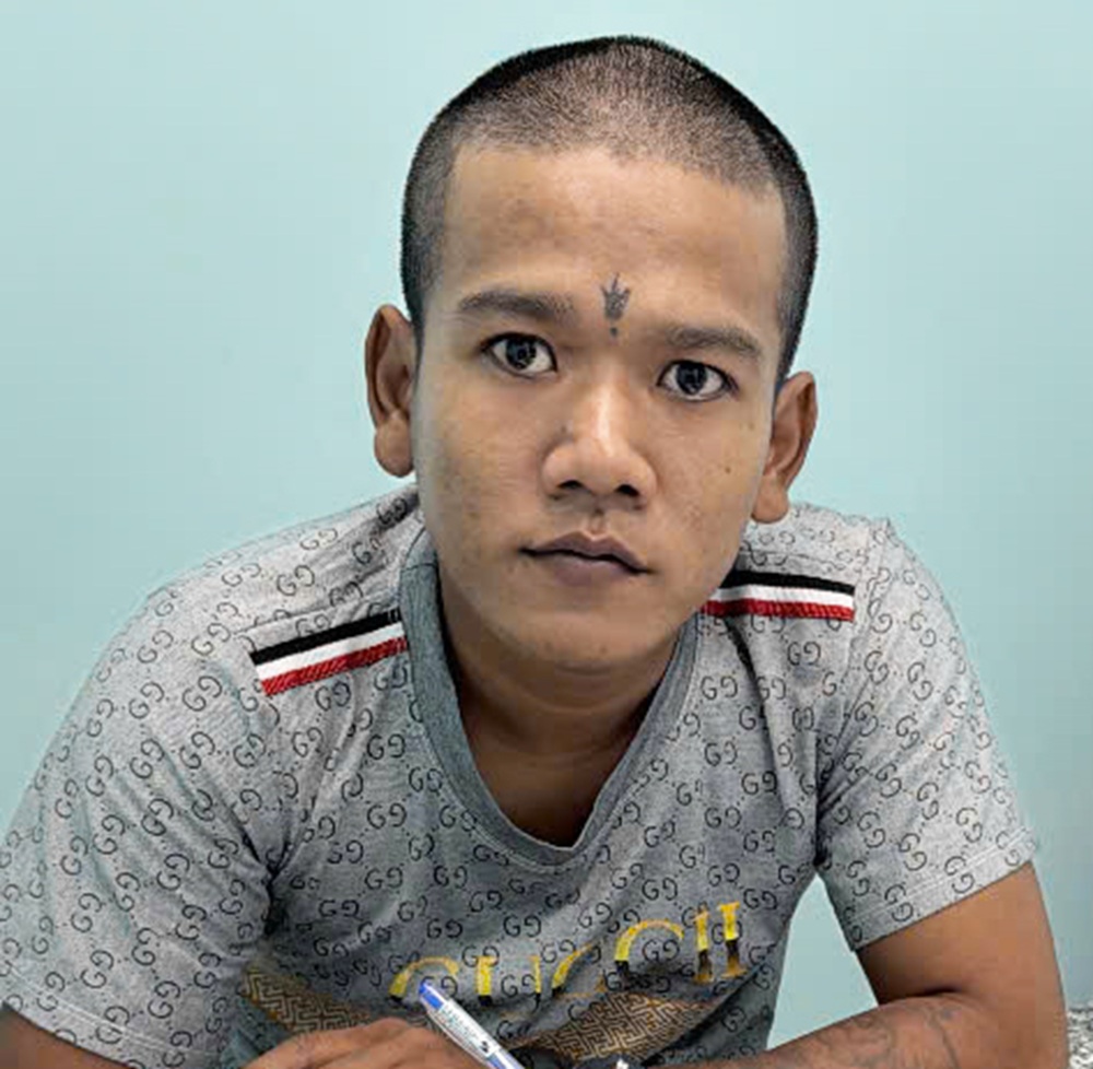 An Giang bắt “ siêu trộm ” có hình xăm lạ trên trán với nhiều tiền án - Ảnh 1. An Giang bắt “ siêu trộm ” có hình xăm lạ trên trán với nhiều tiền án - Ảnh 1.