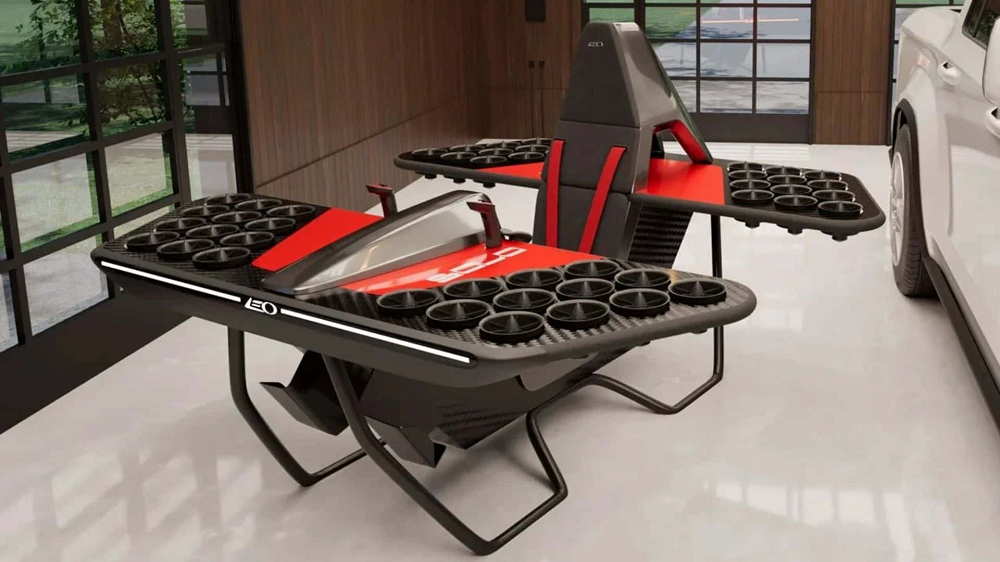 Đ&acirc;y l&agrave; chiếc m&ocirc; t&ocirc; bay được chế tạo từ 48 động cơ phản lực thu nhỏ v&agrave; bạn c&oacute; thể mua trước với 990 USD - Ảnh 3.